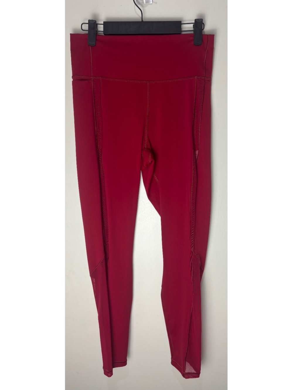 CALIA Inspire High Rise 7/8 Mesh Leggings Women L Opulent Red NWT $108